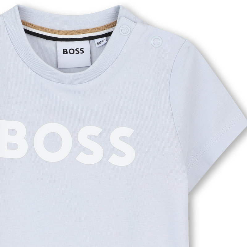 T-SHIRT MET KORTE MOUWEN BOSS 
                        BOY