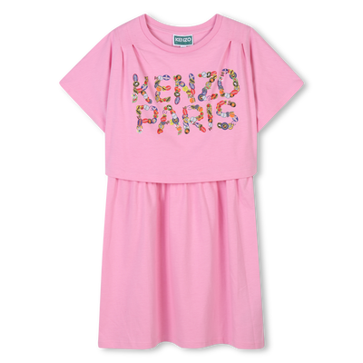 2-in-1 jurk met print KENZO KIDS GIRL