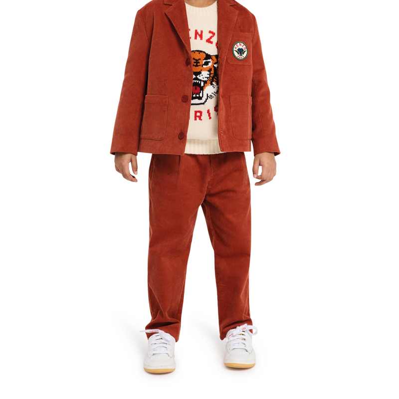 Ribfluwelen broek KENZO KIDS 
                        BOY