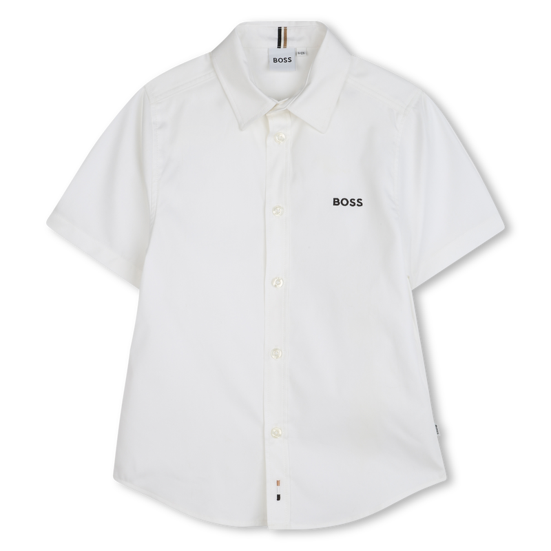 Katoenen overhemd rechte snit BOSS 
                        BOY