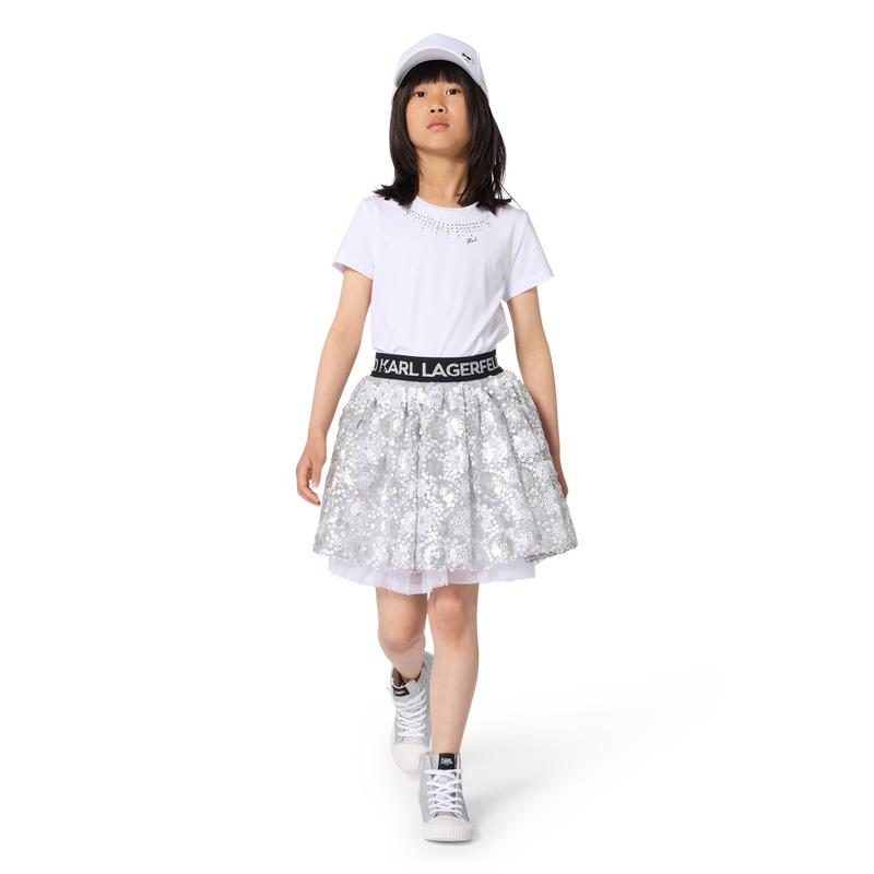 Sneakers met veters KARL LAGERFELD KIDS 
                        GIRL