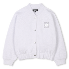 Vestje van fleece katoen DKNY 
                    GIRL