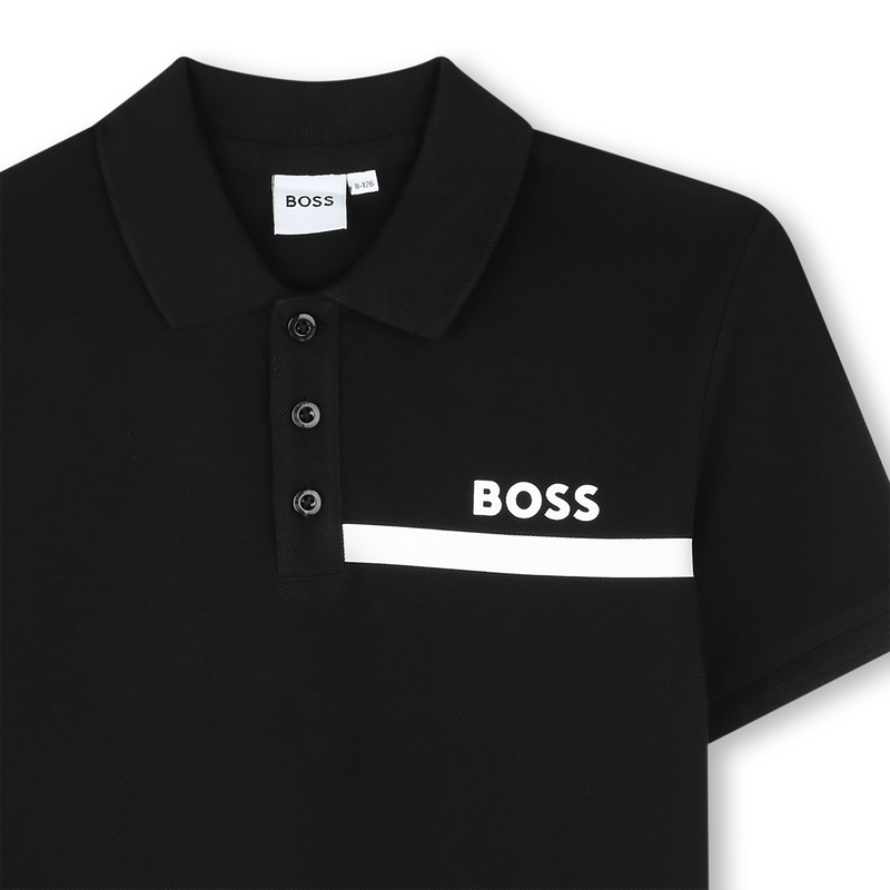 POLOSHIRT MET KORTE MOUWEN BOSS 
                        BOY