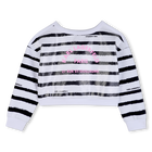 Gestreept sweatshirt KARL LAGERFELD KIDS 
                    GIRL