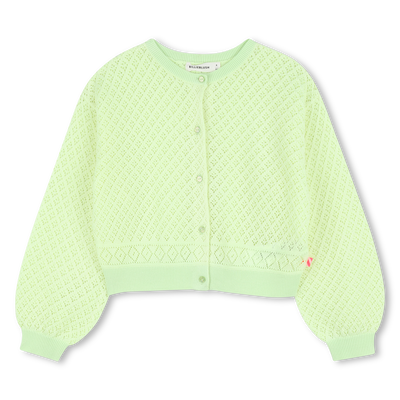 OPENGEWERKT GEBREID VEST BILLIEBLUSH GIRL