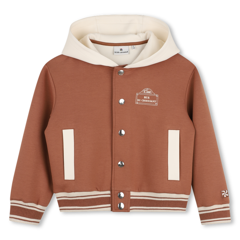 Capuchon cardigan KIDS AROUND 
                        GIRL