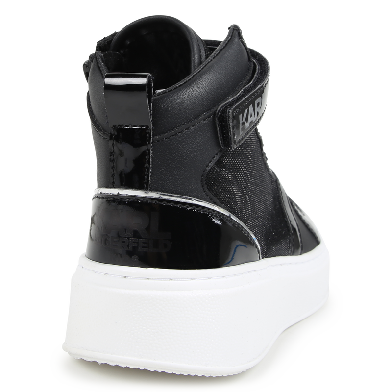 Hoge lederen sneakers KARL LAGERFELD KIDS 
                        GIRL