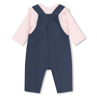Katoenen tuinbroek en T-shirt BOSS GIRL