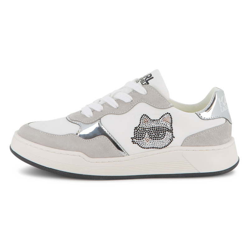 Lage sneakers met veters KARL LAGERFELD KIDS 
                        GIRL