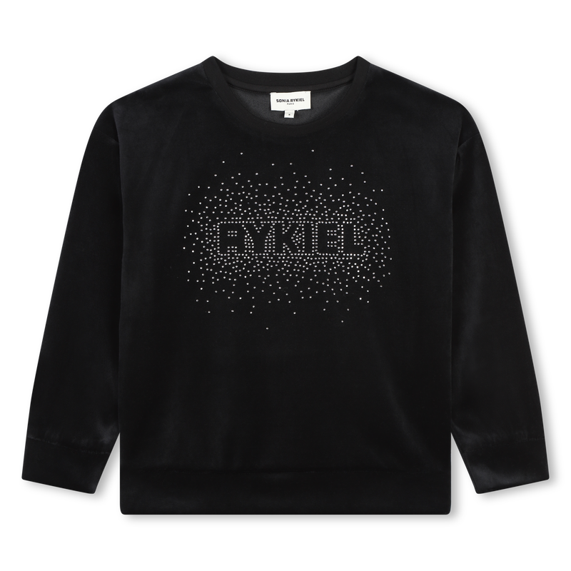 Sweater van velours SONIA RYKIEL 
                        GIRL