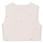 Bedrukt mouwloos jasje BILLIEBLUSH 
                    GIRL