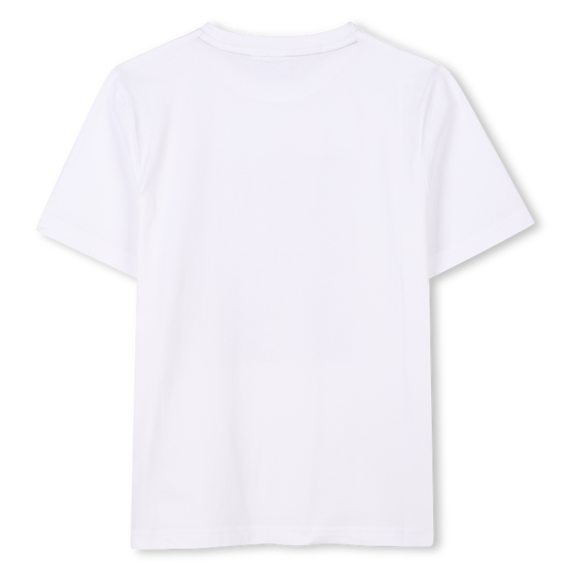 Katoenen T-shirt korte mouwen BOSS 
                        BOY