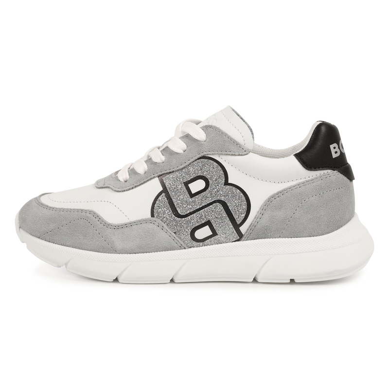 Leren sneakers met veters BOSS 
                        GIRL