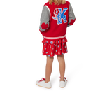 Rok met print en ruches KENZO KIDS 
                    GIRL