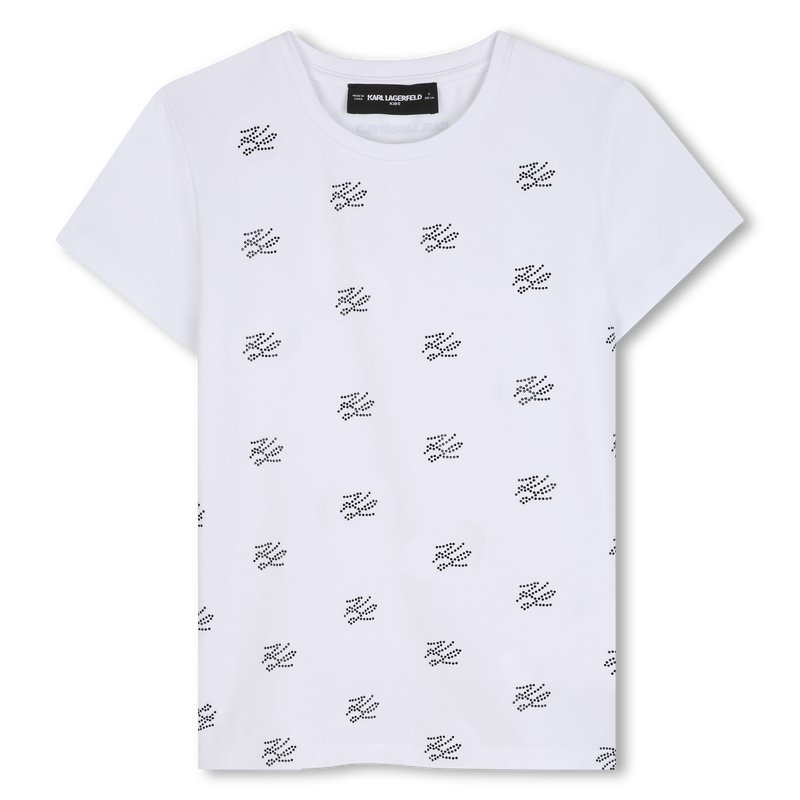 T-shirt met korte mouwen KARL LAGERFELD KIDS 
                        GIRL