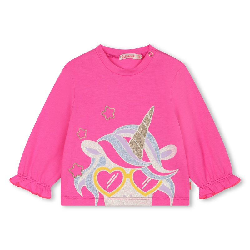 T-shirt met drukknopen BILLIEBLUSH 
                        GIRL