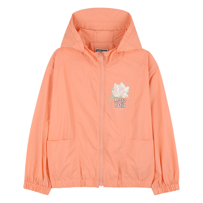 Windjack met capuchon KENZO KIDS MEISJE