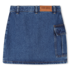 Asymmetrische denim rok KENZO KIDS 
                    GIRL