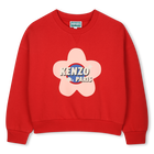 Ongeborsteld fleece sweatshirt KENZO KIDS 
                    GIRL