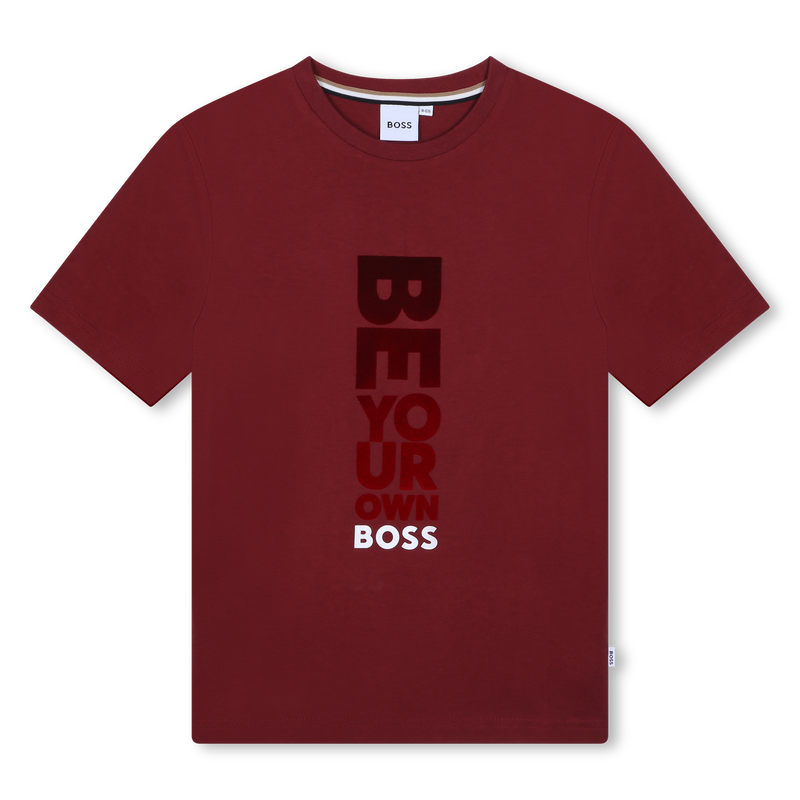 T-shirt met korte mouwen BOSS 
                        BOY