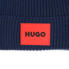 Gebreide muts van katoen HUGO 
                    UNISEX
