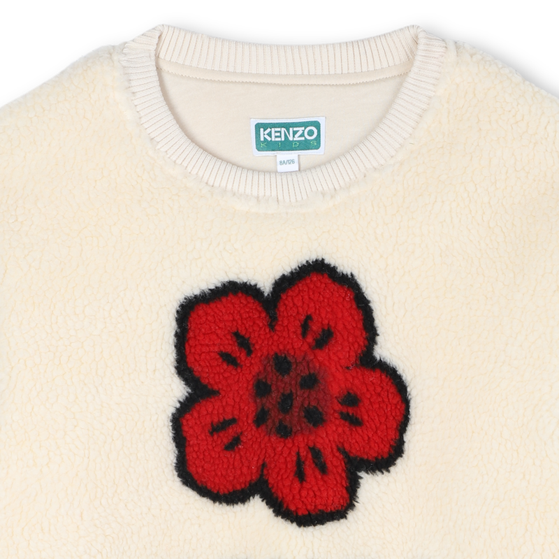 Pluizig fleece sweatshirt KENZO KIDS 
                        MEISJE