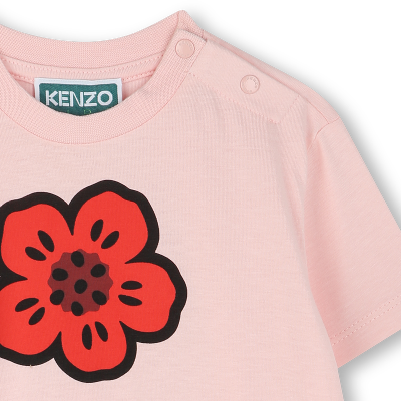 Jurk met korte mouwen KENZO KIDS 
                        GIRL