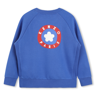 Fleece sweater met opdruk KENZO KIDS BOY