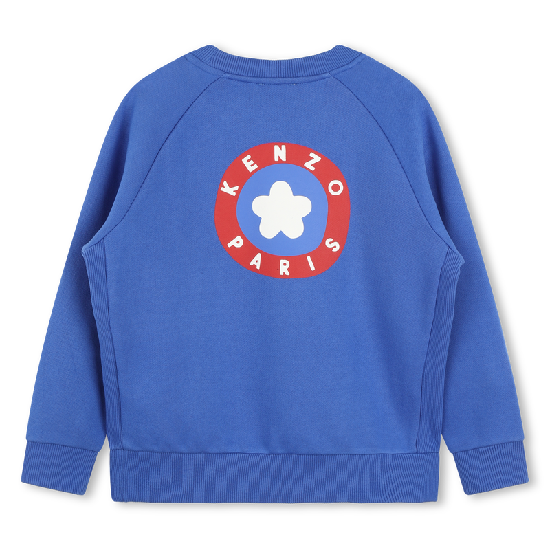 Fleece sweater met opdruk KENZO KIDS 
                        BOY
