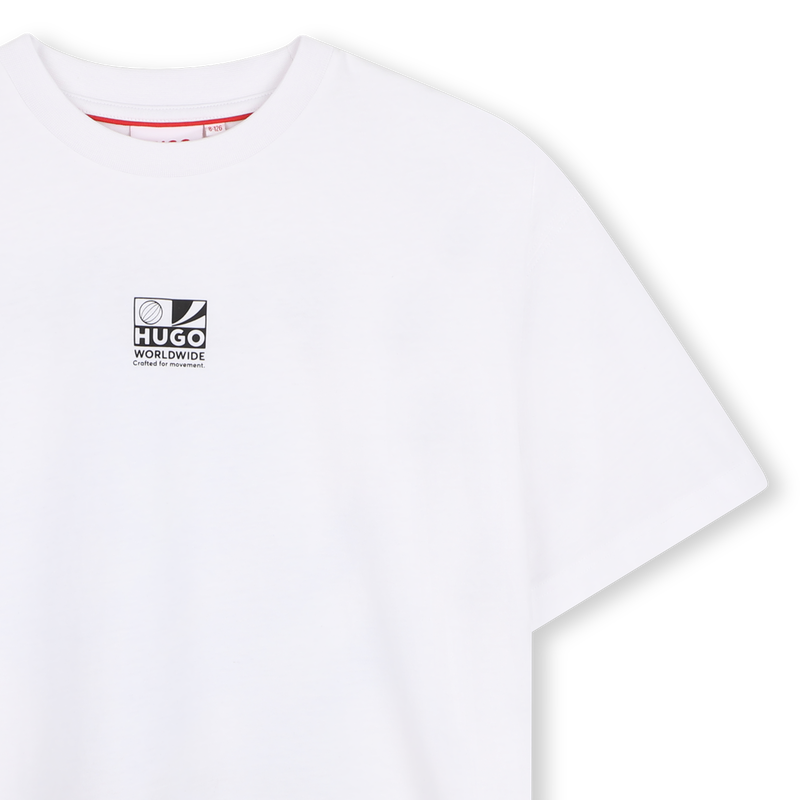 T-shirt met korte mouwen HUGO 
                        BOY