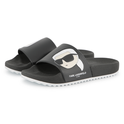 Slippers met illustratie KARL LAGERFELD KIDS BOY