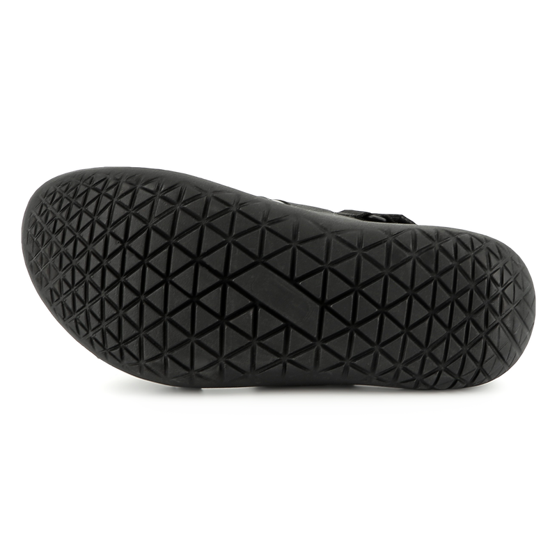 Leren sandalen met klittenband KARL LAGERFELD KIDS 
                        BOY