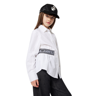 Denim broek KARL LAGERFELD KIDS GIRL