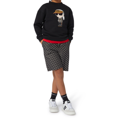Fleece sweater KARL LAGERFELD KIDS BOY