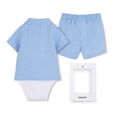 SHIRT EN KORTE BROEK SET TIMBERLAND BOY