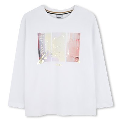 T-shirt met lange mouwen BOSS GIRL