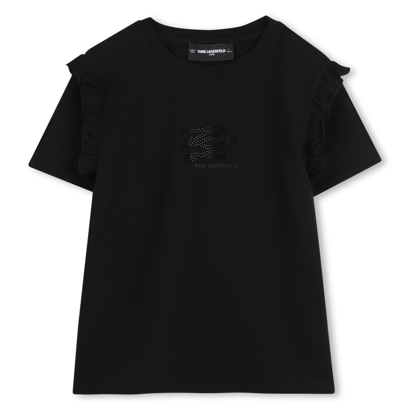 T-shirt met korte mouwen KARL LAGERFELD KIDS 
                        GIRL