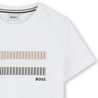 Katoenen T-shirt korte mouwen BOSS 
                    BOY