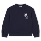 Fleece sweater van katoen BILLIEBLUSH 
                    GIRL