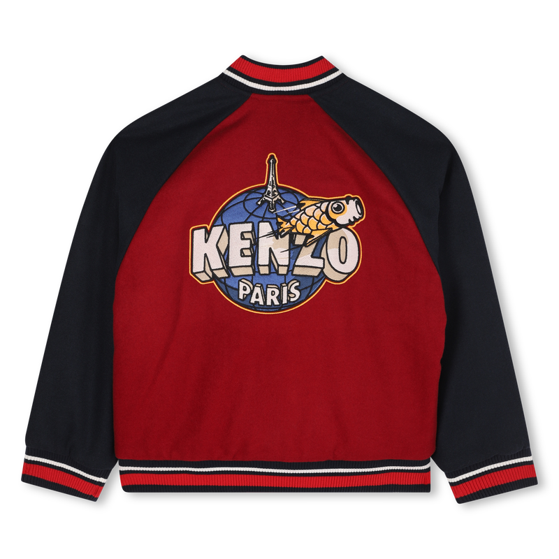 Bomberjack met drukknoopsluiting KENZO KIDS 
                        UNISEX