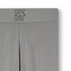 Zilveren jersey legging met lovertjes DKNY 
                    GIRL