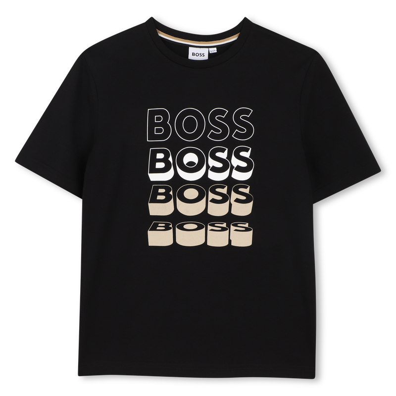 T-SHIRT MET KORTE MOUWEN BOSS 
                        BOY