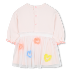 Bi-materiaal jurk BILLIEBLUSH 
                    GIRL