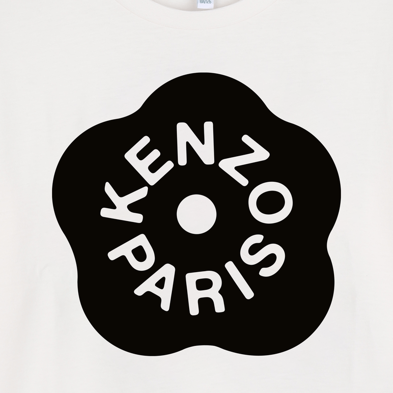 BEDRUKT T-SHIRT MET RELI&Euml;F KENZO KIDS 
                        GIRL