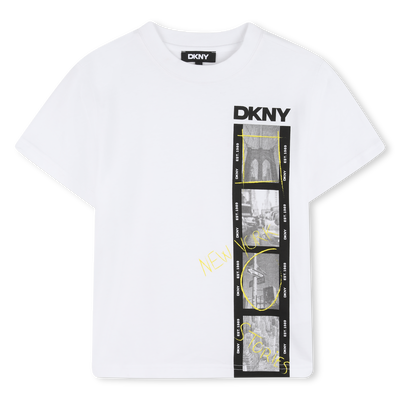 T-SHIRT MET KORTE MOUWEN DKNY BOY