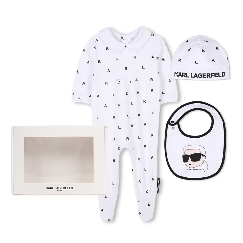 PYJAMA+SLABBETJE+MUTS KARL LAGERFELD KIDS 
                        BOY