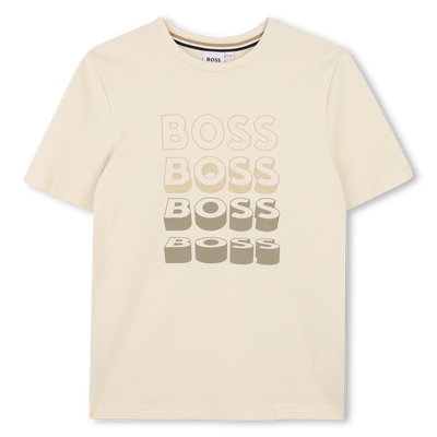 T-SHIRT MET KORTE MOUWEN BOSS BOY