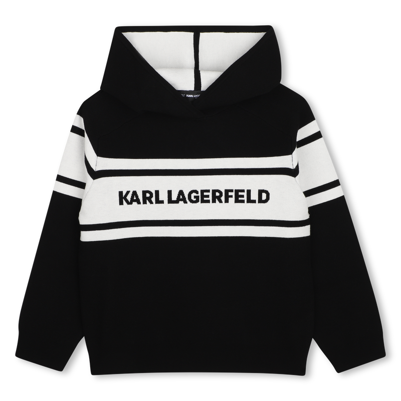 Sweater met capuchon KARL LAGERFELD KIDS 
                        BOY