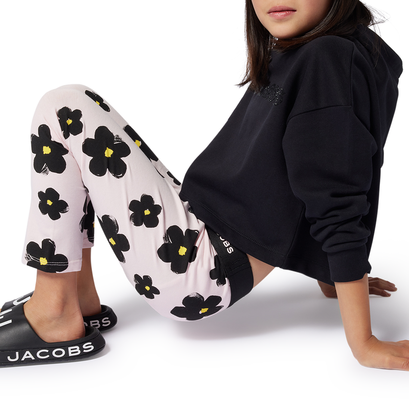 Korte fleece sweater MARC JACOBS 
                        MEISJE