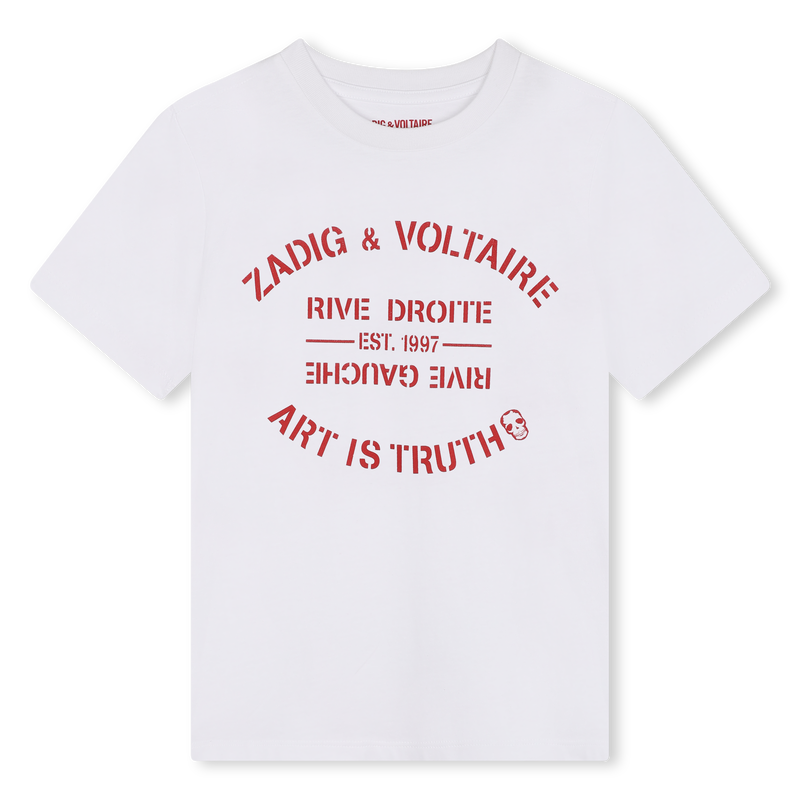 Katoenen T-shirt korte mouwen ZADIG & VOLTAIRE 
                        UNISEX